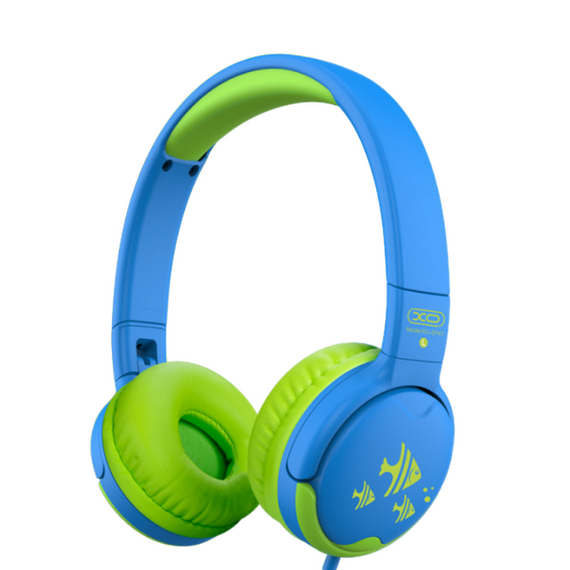 Căști XO EP47, Albastru/Verde