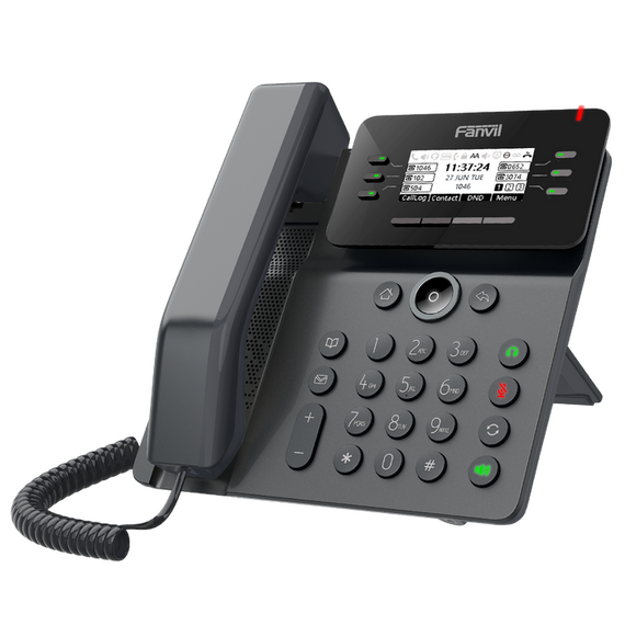 Telefon IP Fanvil V62, Negru, 2 image