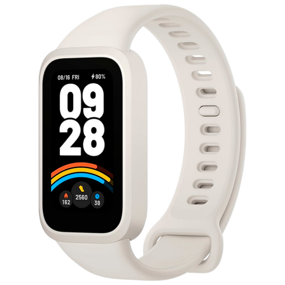 Ceas Sport/Antrenament Xiaomi Smart Band 9 Active, Bej | Alb