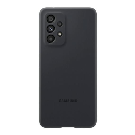 Husă Samsung Silicone Cover Galaxy A73, Negru