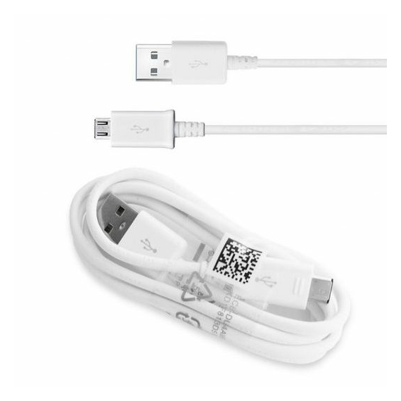 Cablu încărcare și sincronizare Samsung ECB-DU4EWE, Micro-USB/USB Type-A, 1,5m, Alb, 2 image