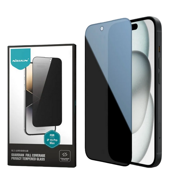 Sticlă de protecție Nillkin iPhone 15 Guardian Full coverage privacy, Negru, 5 image