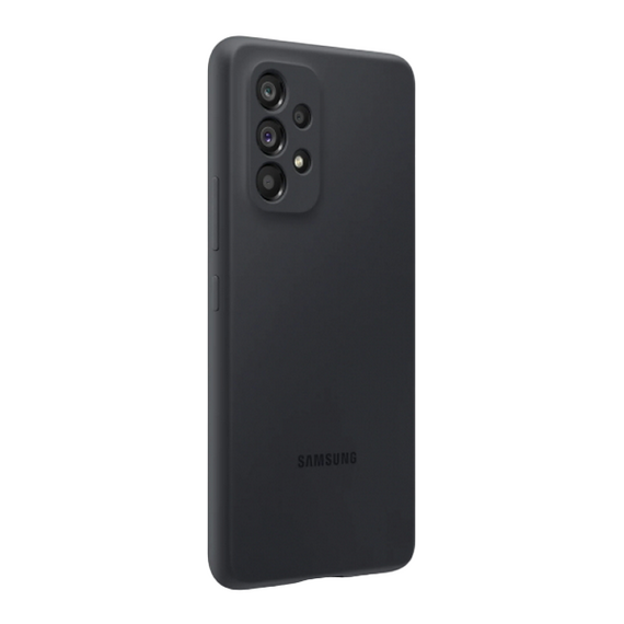 Husă Samsung Silicone Cover Galaxy A73, Negru, 3 image