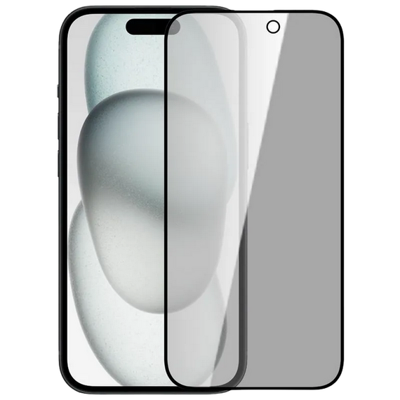 Sticlă de protecție Nillkin iPhone 15 Guardian Full coverage privacy, Negru