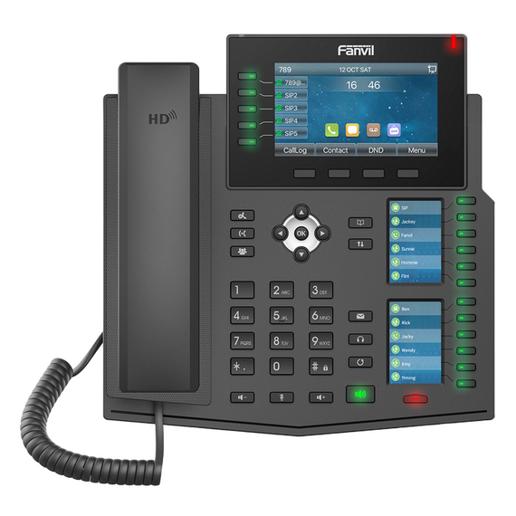 Telefon IP Fanvil X6U, Negru