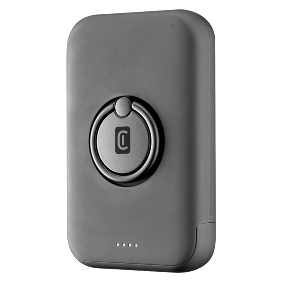 Acumulator extern Cellularline MAG 5000 Wireless, 5000mAh, Negru