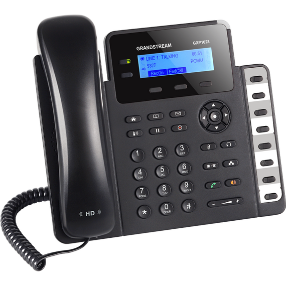 Telefon IP Grandstream GXP1628, Negru, 3 image