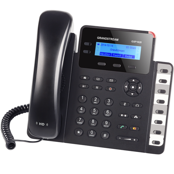 Telefon IP Grandstream GXP1628, Negru, 2 image