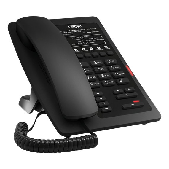 Telefon IP Fanvil H3, Negru, 2 image