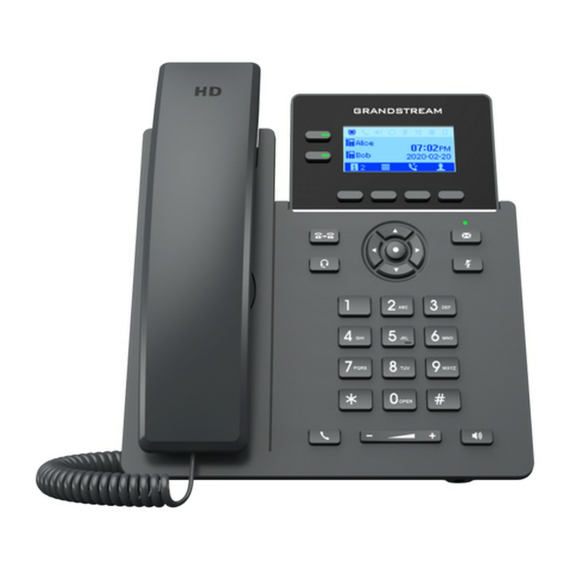 Telefon IP Grandstream GRP2602P, Negru, 7 image