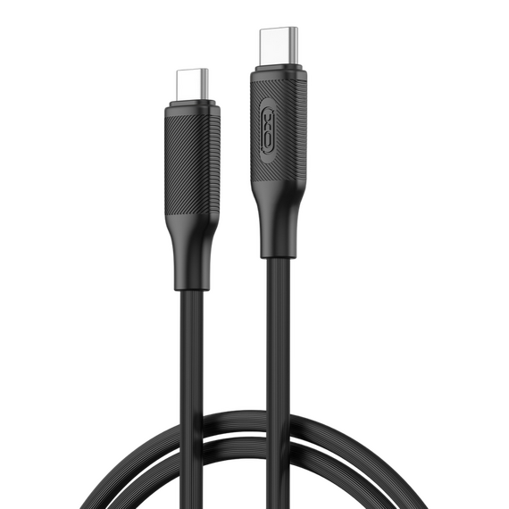 Cablu încărcare și sincronizare XO NB-Q265B, USB Type-C/USB Type-C, 1m, Negru