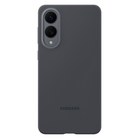 Husă Samsung Silicone Cover pentru Galaxy S25 Edge, Negru