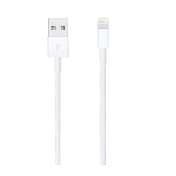 Cablu de încărcare și date Apple Lightning la USB, 1m, Alb