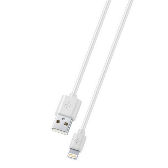 Cablu încărcare și sincronizare Cellularline MFI, USB Type-A/Lightning, 1m, Alb, 2 image