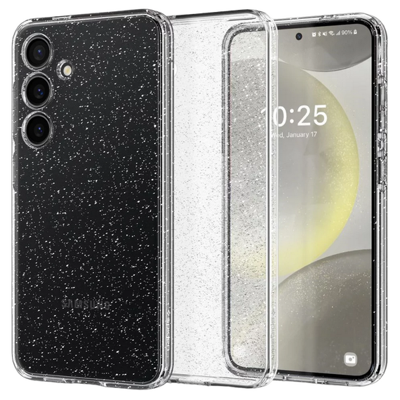 Husă Spigen Samsung Galaxy S24, Liquid Crystal, Cristal cu sclipici, 2 image