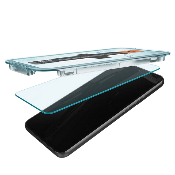 Sticlă de protecție Spigen EZ FIT, Transparent, 3 image