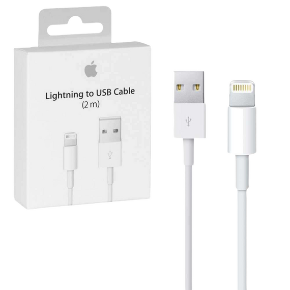 Cablu încărcare și sincronizare Apple MD819ZM/A, USB Type-A/Lightning, 2m, Alb, 3 image