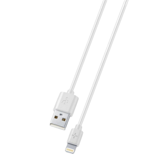 Cablu încărcare și sincronizare Cellularline MFI, USB Type-A/Lightning, 1m, Alb
