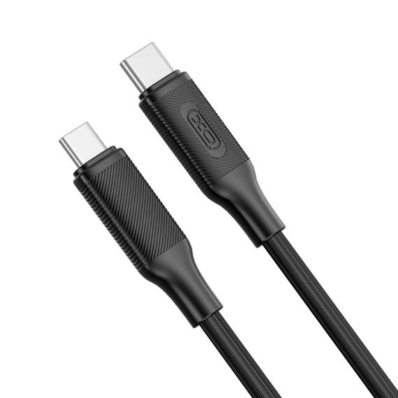 Cablu încărcare și sincronizare XO NB-Q265B, USB Type-C/USB Type-C, 1m, Negru, 2 image