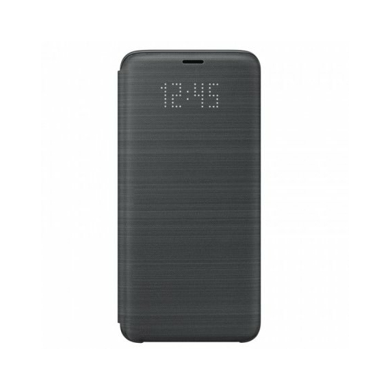 Husă Samsung LED Flip Wallet for Galaxy S9, Orhidee Gri, 2 image