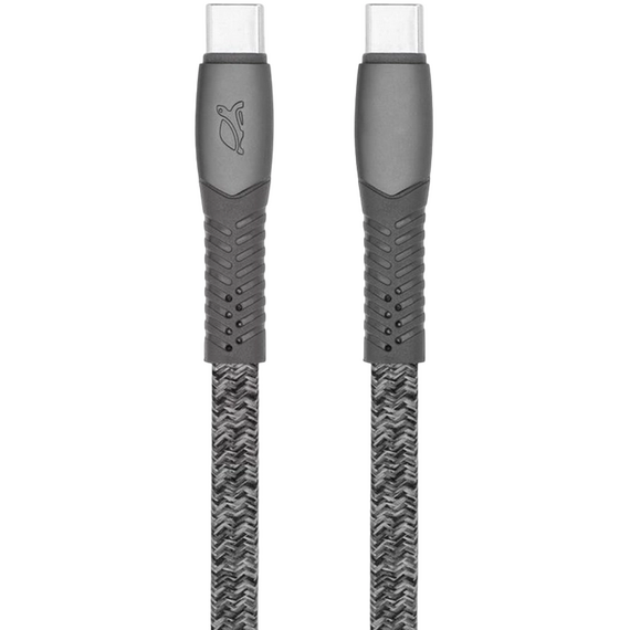 Cablu de încărcare și date Rivacase PS6105, USB Type-C/USB Type-C, 2,1m, Gri, 3 image