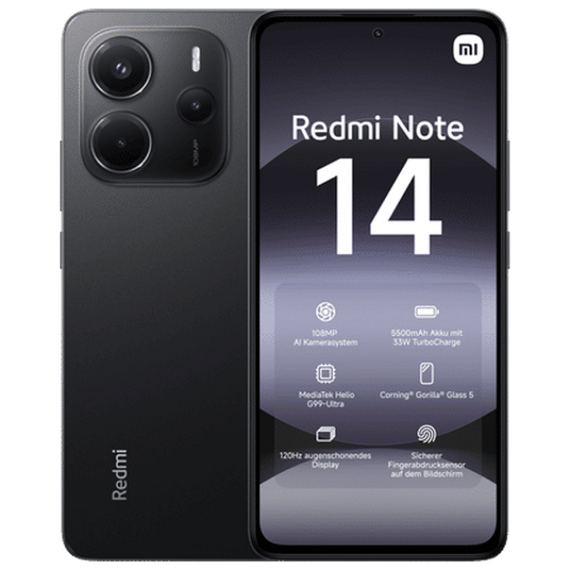 Xiaomi Redmi Note 14 4G, 8GB/256GB, Negru