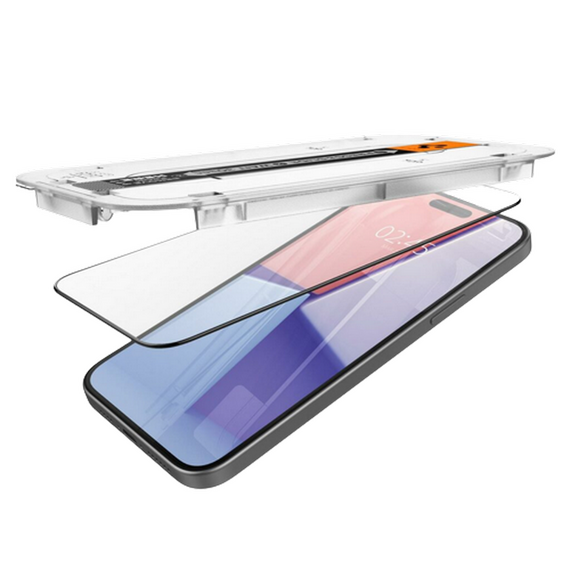 Sticlă de protecție Spigen EZ FIT, Transparent, 3 image