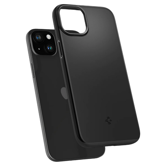 Husă Spigen iPhone 15 Plus Thin Fit, Negru, 8 image