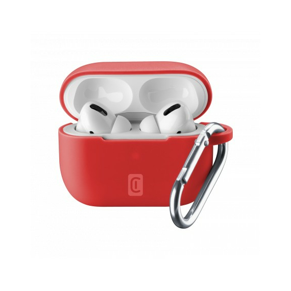 Husă pentru Airpods Cellularline Bounce - AirPods Pro, Roșu, 2 image