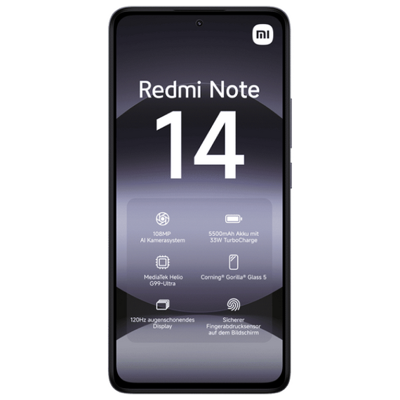 Xiaomi Redmi Note 14 4G, 8GB/256GB, Negru, 2 image
