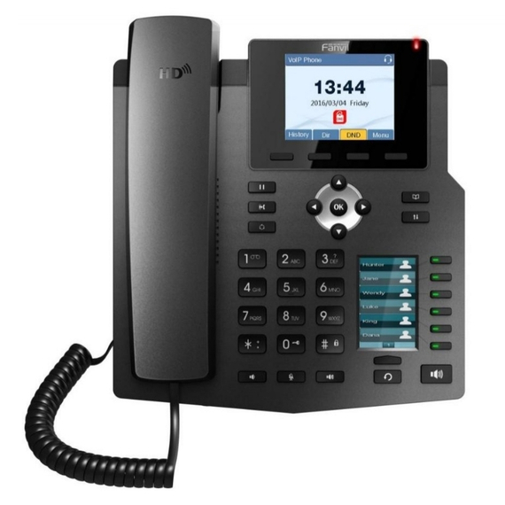 Telefon IP Fanvil X4, Negru, 7 image