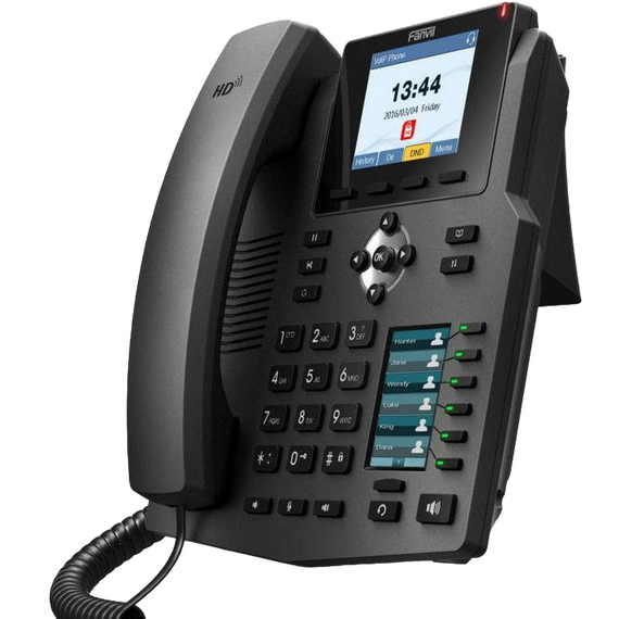 Telefon IP Fanvil X4, Negru, 3 image