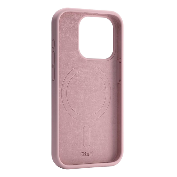 Husă Etteri Silicone Mag case pentru iPhone 16 Pro Max, Light Pink, 5 image