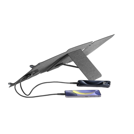 Încărcător Cellularline Portable Solar Charger, 20W, Gri, 3 image