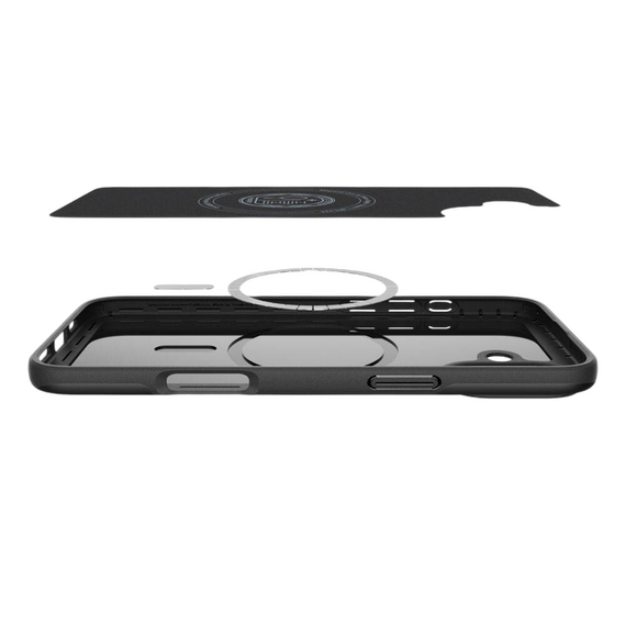 Husă Spigen iPhone 16 Thin Fit Mag Magsafe, Negru, 2 image