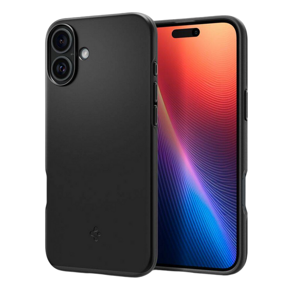 Husă Spigen iPhone 16 Thin Fit Mag Magsafe, Negru