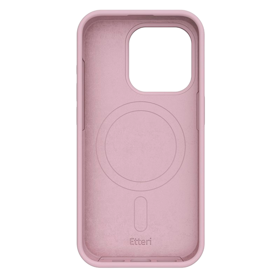 Husă Etteri Silicone Mag case pentru iPhone 16 Pro Max, Light Pink, 2 image