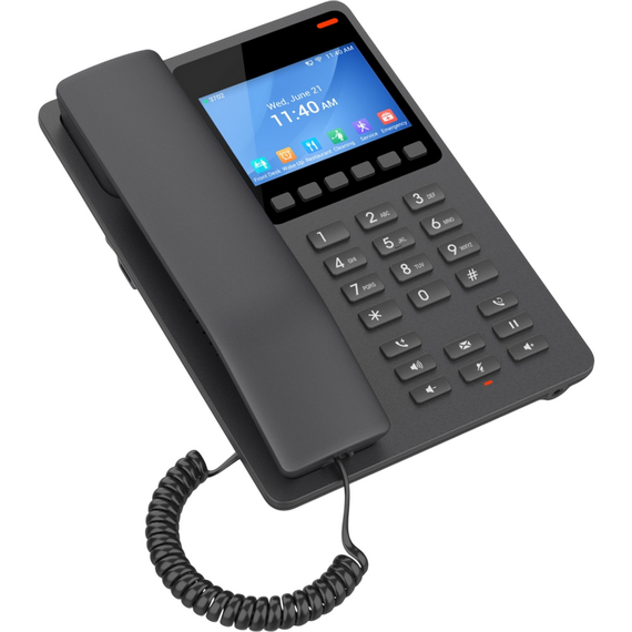 Telefon IP Grandstream GHP631W, Negru, 3 image