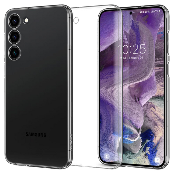 Husă Spigen Samsung S23, Airskin, Crystal Clear