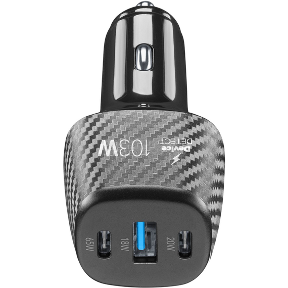 Incărcător auto Cellularline Car Multipower, 103W, Negru, 2 image