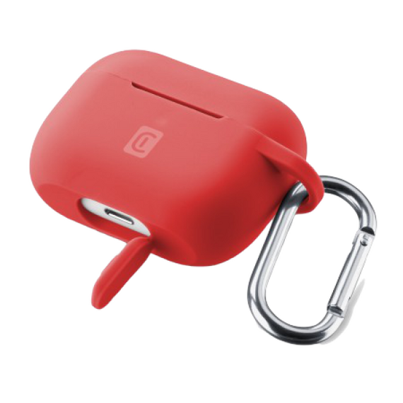 Husă pentru Airpods Cellularline Bounce - AirPods Pro, Roșu