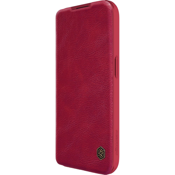 Husă tip carte Nillkin iPhone 15 Pro - Qin Pro, Roșu, 3 image