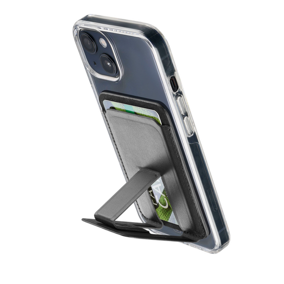 Suport pentru smartphone Cellularline Pocket Stand Mag, Negru, 3 image