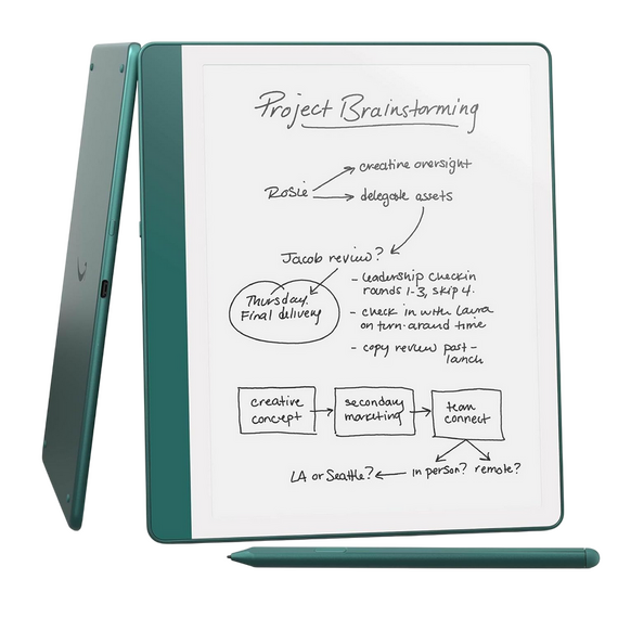 eBook Reader Amazon Kindle Scribe (1st Gen) 2024, Metallic Jade