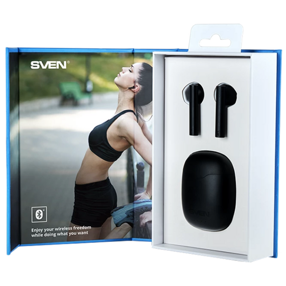 Căști SVEN E-717BT, Negru, 2 image