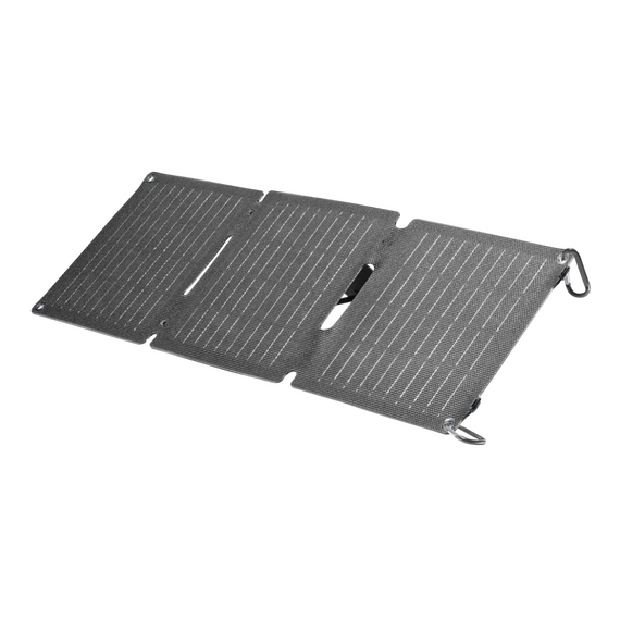 Încărcător Cellularline Portable Solar Charger, 20W, Gri, 2 image