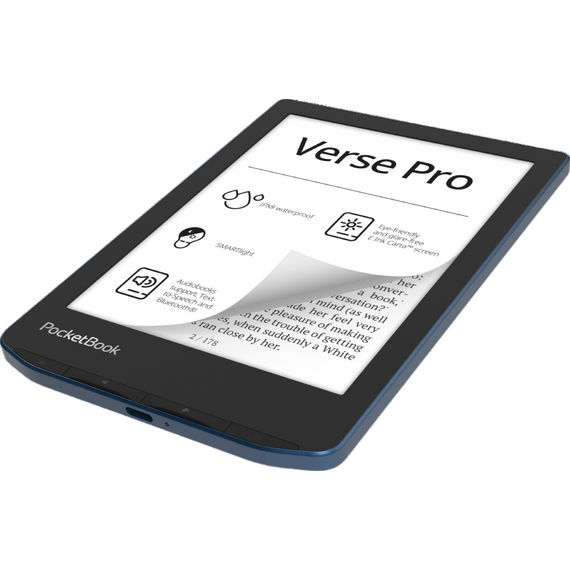 eBook Reader PocketBook Verse PRO 634, Azur, 3 image