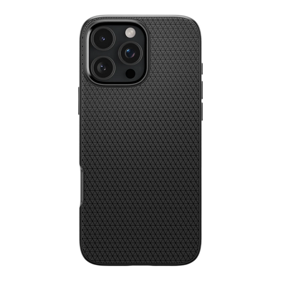 Husă Spigen iPhone 16 Pro Max Liquid Air, Negru mat, 5 image