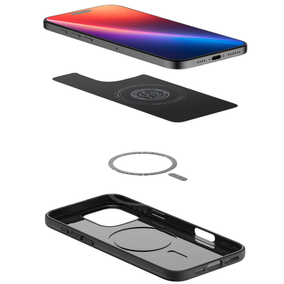 Husă Spigen iPhone 16 Pro Thin Fit Mag Magsafe, Negru, 3 image