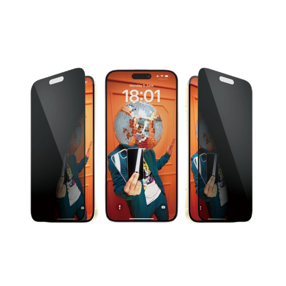 Sticlă de protecție PanzerGlass iPhone 15 Plus Privacy wA, Transparent